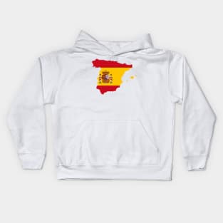 Spain Flag Kids Hoodie